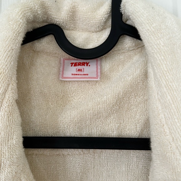 Terry. Button Up - Picture 2 of 3